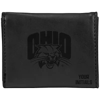 Ohio Bobcats Personalized Trifold Wallet