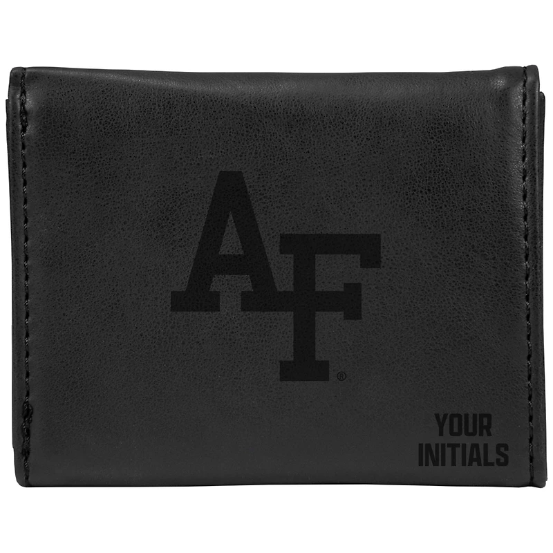 Black Air Force Falcons Personalized Trifold Wallet