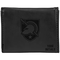 Black Army Black Knights Personalized Trifold Wallet