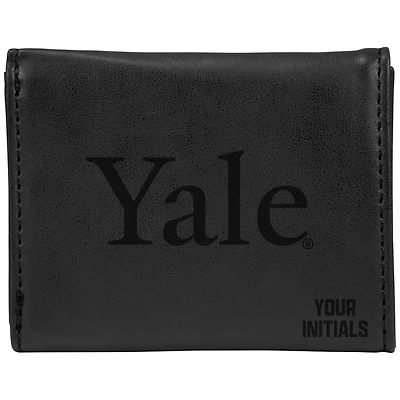 Yale Bulldogs Personalized Trifold Wallet