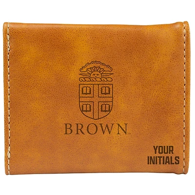 Brown Brown Bears Personalized Trifold Wallet