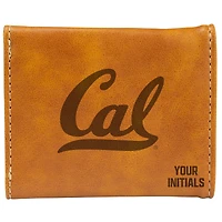 Brown Cal Bears Personalized Trifold Wallet