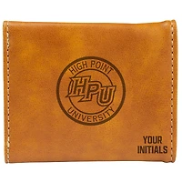 Brown High Point Panthers Personalized Trifold Wallet