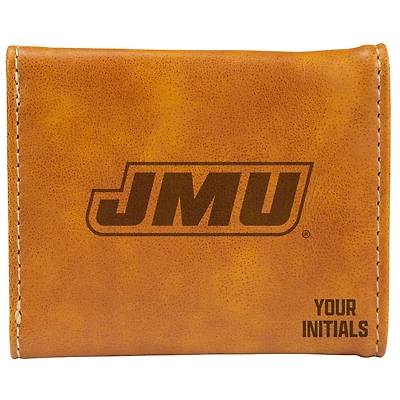 Brown James Madison Dukes Personalized Trifold Wallet