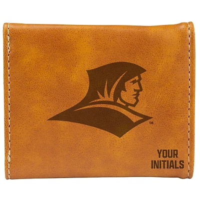 Brown Providence Friars Personalized Trifold Wallet