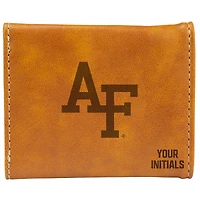 Brown Air Force Falcons Personalized Trifold Wallet