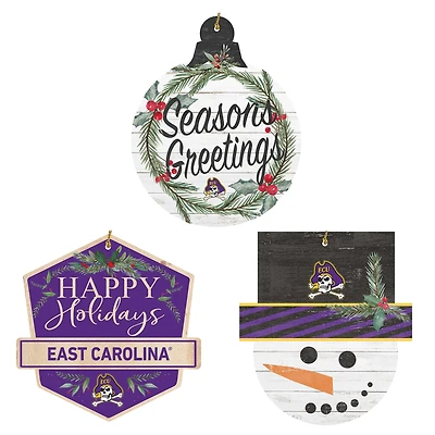 ECU Pirates Ornament Bundle