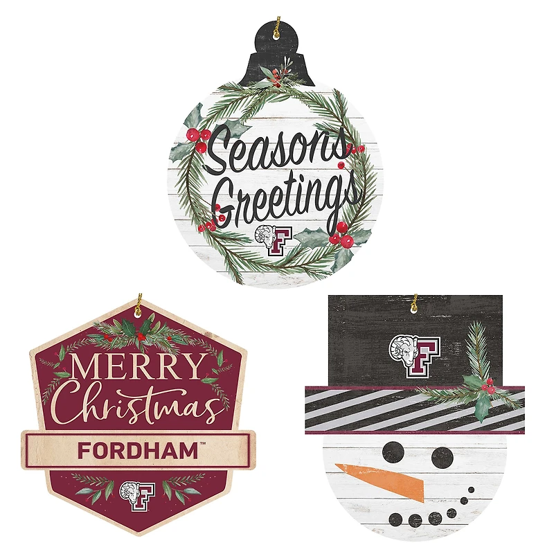 Fordham Rams Ornament Bundle