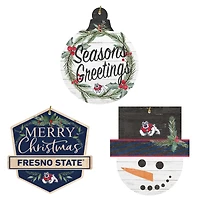 Fresno State Bulldogs Ornament Bundle