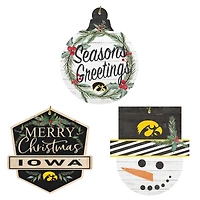 Iowa Hawkeyes Ornament Bundle