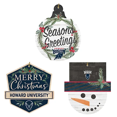 Howard Bison Ornament Bundle