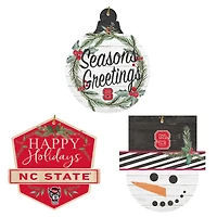 NC State Wolfpack Ornament Bundle