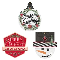 Louisiana Ragin' Cajuns Ornament Bundle
