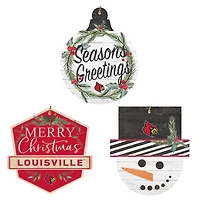 Louisville Cardinals Ornament Bundle