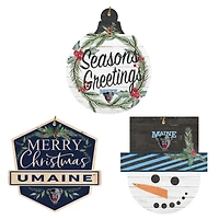 Maine Black Bears Ornament Bundle