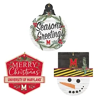 Maryland Terrapins Ornament Bundle