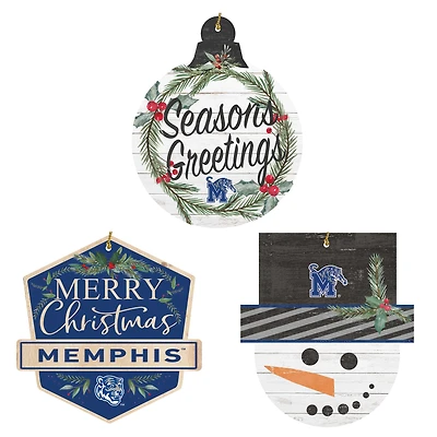 Memphis Tigers Ornament Bundle