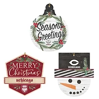 UChicago Maroons Ornament Bundle