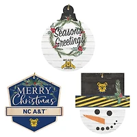 North Carolina A&T Aggies Ornament Bundle