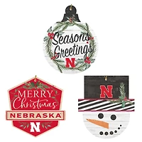 Nebraska Huskers Ornament Bundle