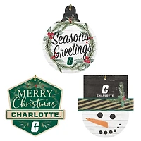 Charlotte 49ers Ornament Bundle