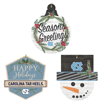 North Carolina Tar Heels Ornament Bundle