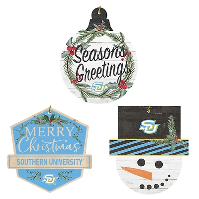 Southern University Jaguars Ornament Bundle