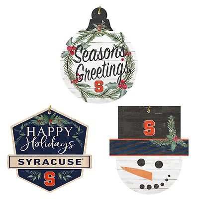 Syracuse Orange Ornament Bundle