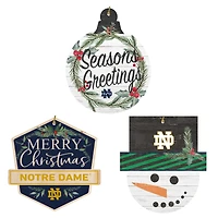 Notre Dame Fighting Irish Ornament Bundle