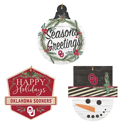 Oklahoma Sooners Ornament Bundle