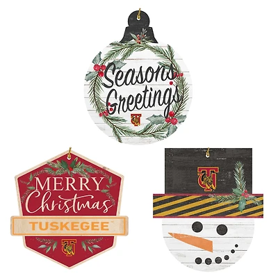 Tuskegee Golden Tigers Ornament Bundle