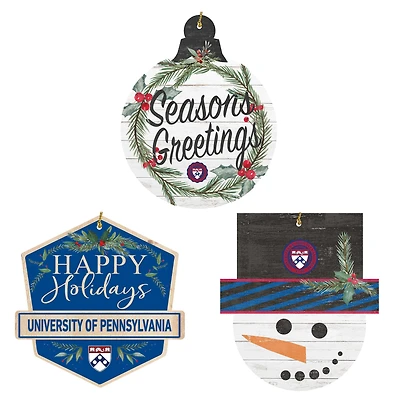 Pennsylvania Quakers Ornament Bundle