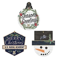 Navy Midshipmen Ornament Bundle