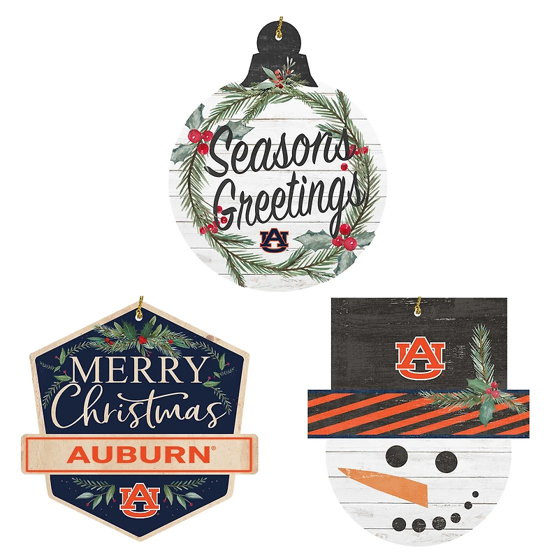 Auburn Tigers Ornament Bundle