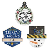 Pitt Panthers Ornament Bundle