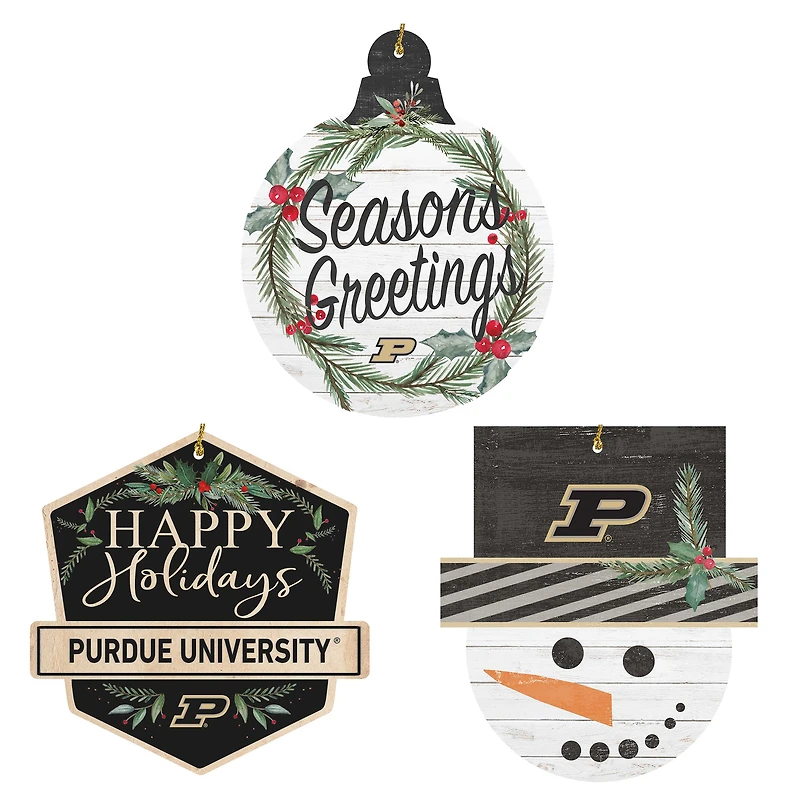Purdue Boilermakers Ornament Bundle
