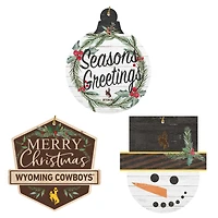 Wyoming Cowboys Ornament Bundle