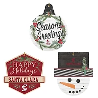 Santa Clara Broncos Ornament Bundle