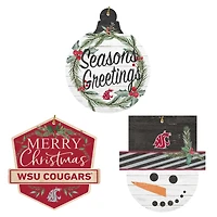 Washington State Cougars Ornament Bundle
