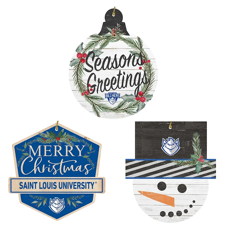 Saint Louis Billikens Ornament Bundle