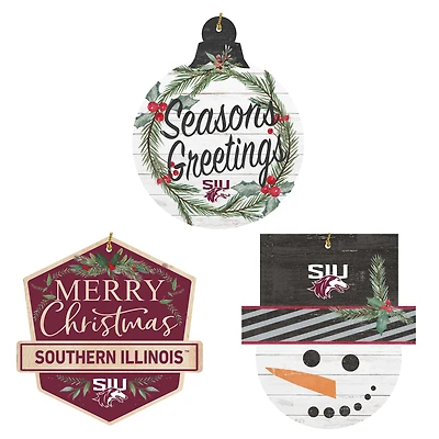 Southern Illinois Salukis Ornament Bundle