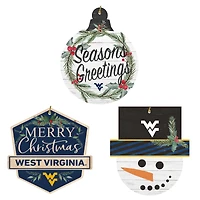 West Virginia Mountaineers Ornament Bundle
