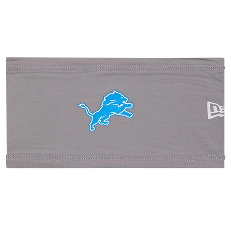 New Era Gray Detroit Lions Official Training Camp  COOLERA Headband