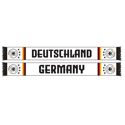 White Germany National Team Flag Knit Scarf