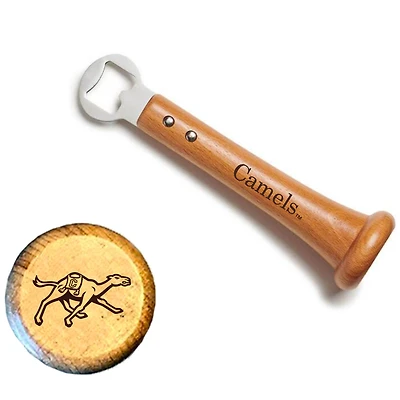 Baseball BBQ  Campbell Fighting Camels Pickoff Bottle Opener