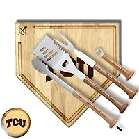 Baseball BBQ  TCU Horned Frogs 17" Trough Grand Slam Combo Set