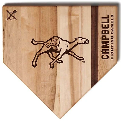 Baseball BBQ  Campbell Fighting Camels 12" x 12" Home Plate Cutting Board