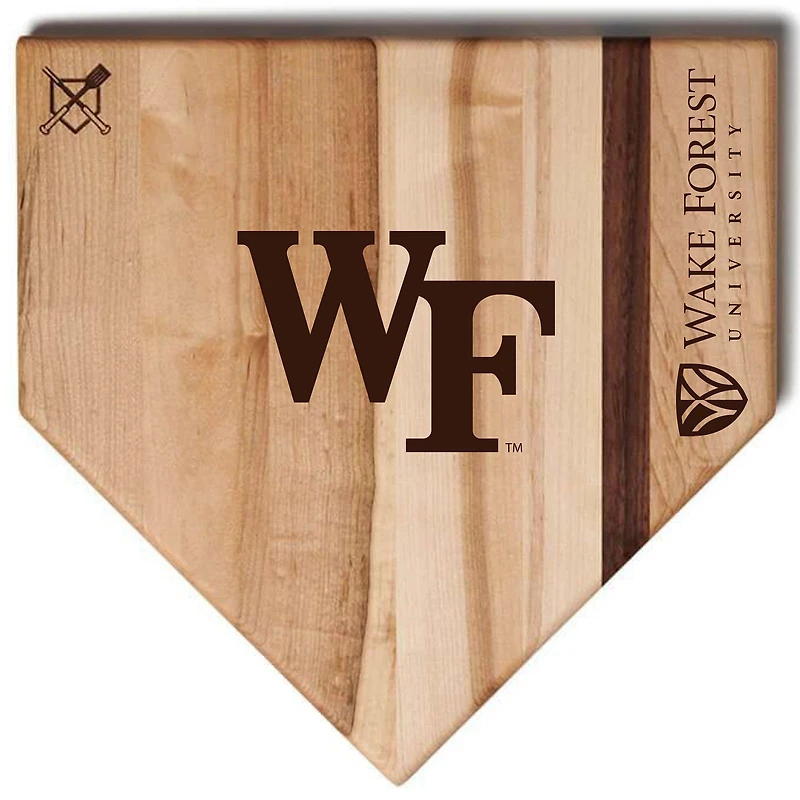Baseball BBQ  Wake Forest Demon Deacons 12" x 12" Home Plate Cutting Board