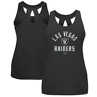 Women's New Era Black Las Vegas Raiders 2024 NFL Training Camp Tank Top