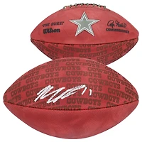 Micah Parsons Dallas Cowboys Autographed Duke Showcase Football